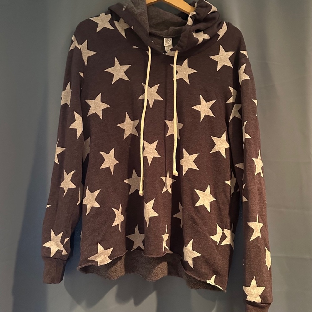 Star Patterned Hoodie